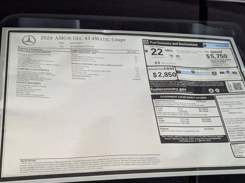 New 2026 Mercedes-Benz GLC 43 AMG 4MATIC Coupe image 18