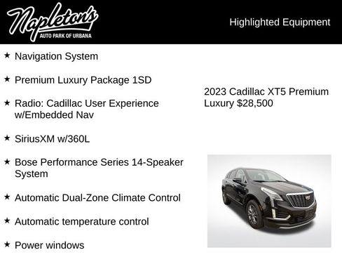 Used 2023 Cadillac XT5 Premium Luxury image 4