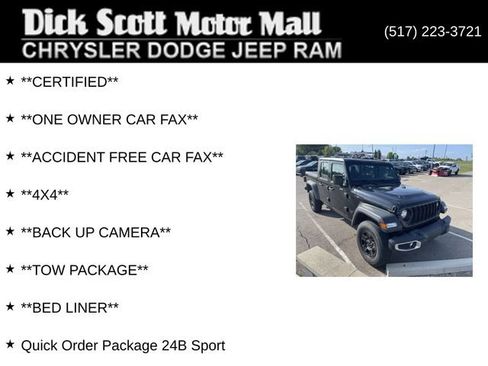 Used 2025 Jeep Gladiator Sport AWD/4WD image 5