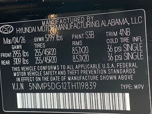 New 2026 Hyundai Santa Fe Calligraphy AWD/4WD image 44