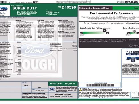 Used 2021 Ford F350 King Ranch w/ King Ranch Ultimate Package AWD/4WD image 11