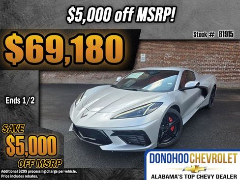 New 2026 Chevrolet Corvette Stingray Coupe w/ 1LT image 1