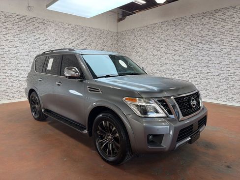 Used 2019 Nissan Armada Platinum w/ Captain's Chairs Package RWD image 1