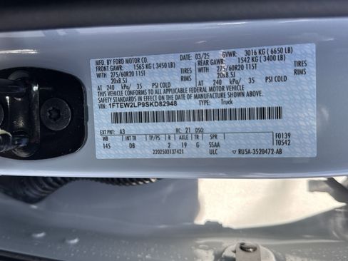 New 2025 Ford F150 STX w/ STX Black Appearance Package AWD/4WD image 34