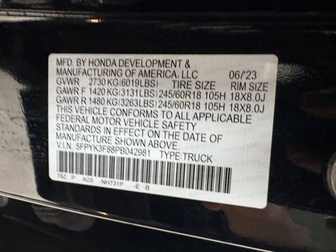 Used 2023 Honda Ridgeline Black Edition image 36