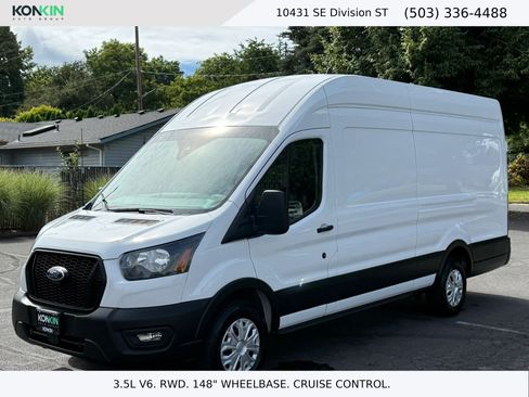 Used 2021 Ford Transit 250 148 High Roof Extended w/ Load Area Protection Package RWD image 1