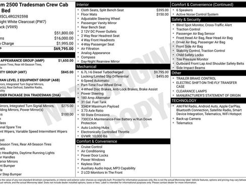 Used 2024 RAM 2500 Tradesman w/ Chrome Appearance Group AWD/4WD image 6
