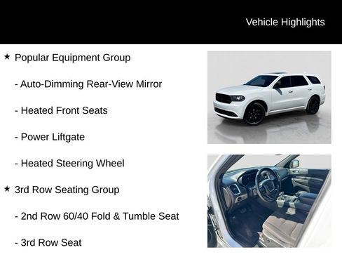 Used 2018 Dodge Durango SXT w/ Quick Order Package 2BB AWD/4WD image 21