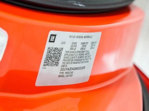 Used 2021 Chevrolet Corvette Stingray Coupe w/ 1LT image 42