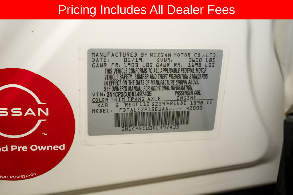 Used 2019 Nissan Kicks SV FWD image 20