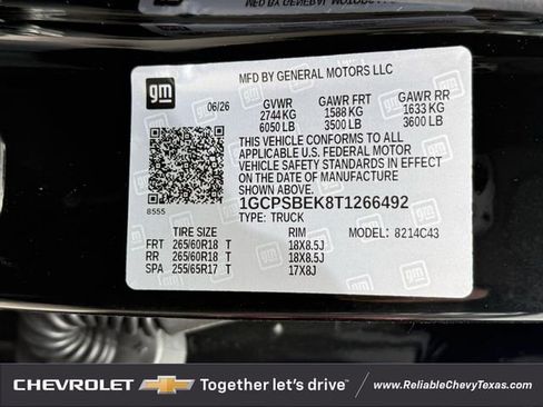 New 2026 Chevrolet Colorado W/T w/ WT Custom Package RWD image 31