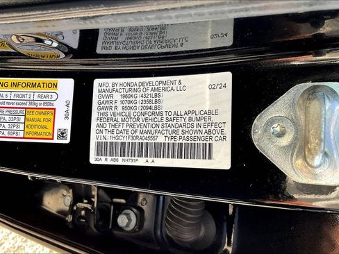 Used 2024 Honda Accord EX image 19