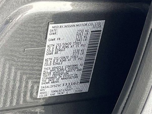 Used 2025 INFINITI QX60 Luxe w/ Lighting Package (N94) image 31