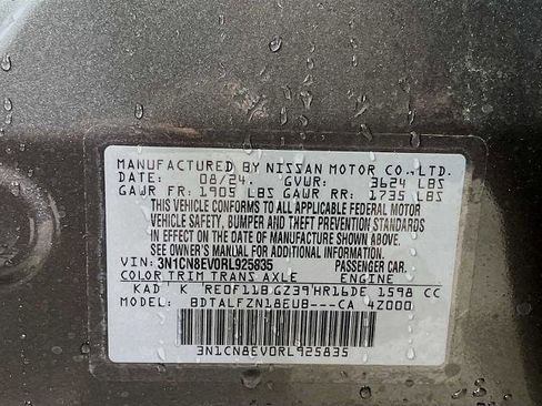 Certified 2024 Nissan Versa SV w/ Electronics Package image 27