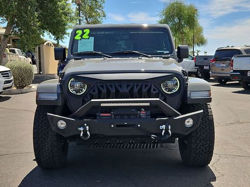 Used 2022 Jeep Wrangler Unlimited Sahara w/ LED Lighting Group AWD/4WD image 2