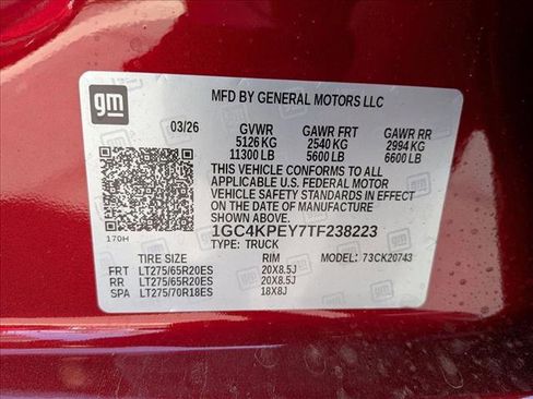 New 2026 Chevrolet Silverado 2500 LTZ w/ Trail Boss Package AWD/4WD image 17