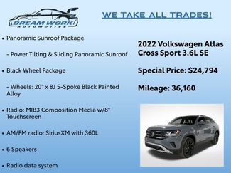 Used 2022 Volkswagen Atlas Cross Sport SE w/ Panoramic Sunroof Package video 2