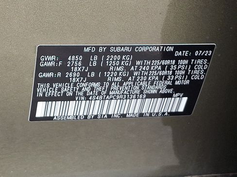 Certified 2024 Subaru Outback Touring AWD/4WD image 28
