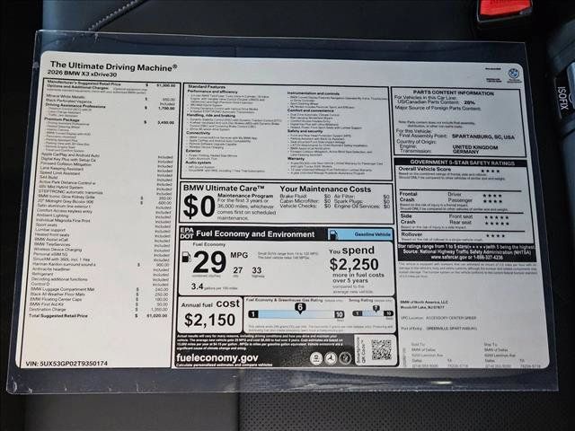 Used 2026 BMW X3 xDrive30i w/ Premium Package AWD/4WD image 17