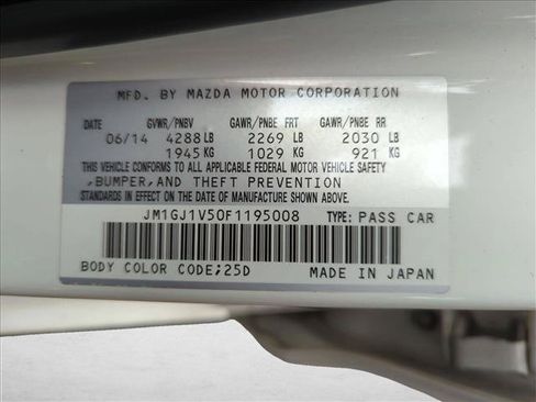 Used 2015 MAZDA MAZDA6 Touring FWD image 15