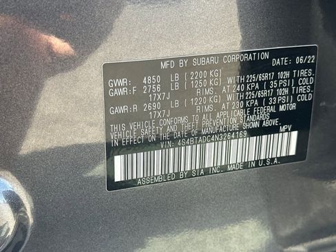 Used 2022 Subaru Outback Premium AWD/4WD image 30