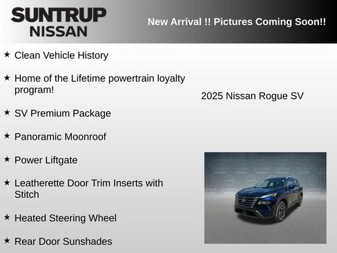 Used 2025 Nissan Rogue SV w/ SV Premium Package FWD image 6