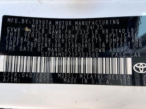 Certified 2025 Toyota Corolla LE image 35