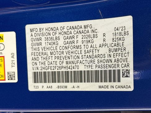 Used 2023 Honda Civic LX image 40