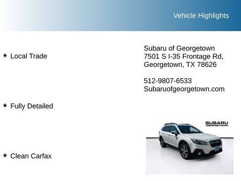 Used 2019 Subaru Outback 3.6R Limited image 10