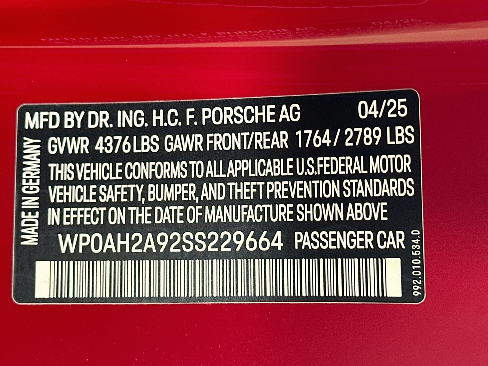 Certified 2025 Porsche 911 Carrera S RWD image 44