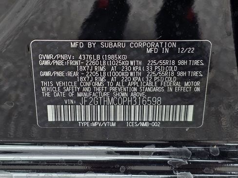 Certified 2023 Subaru Crosstrek 2.5i Limited w/ Moonroof Package image 30