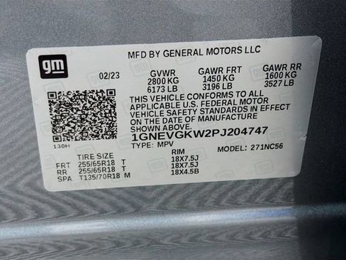 Used 2023 Chevrolet Traverse LT w/ LPO, Floor Liner Package AWD/4WD image 38