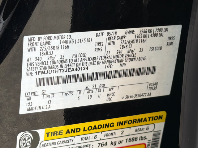 Certified 2018 Ford Expedition XLT w/ Equipment Group 202A RWD image 35