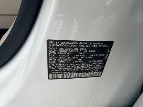 Used 2021 Volkswagen Atlas SE FWD image 32