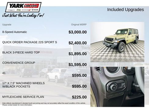 New 2026 Jeep Wrangler Sport S image 3