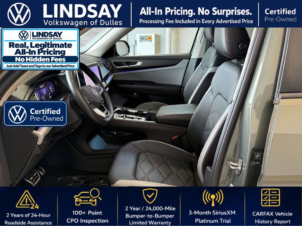 Used 2024 Volkswagen Atlas Peak Edition SE AWD/4WD image 12