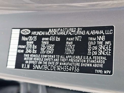 Used 2024 Hyundai Tucson SEL AWD/4WD image 15