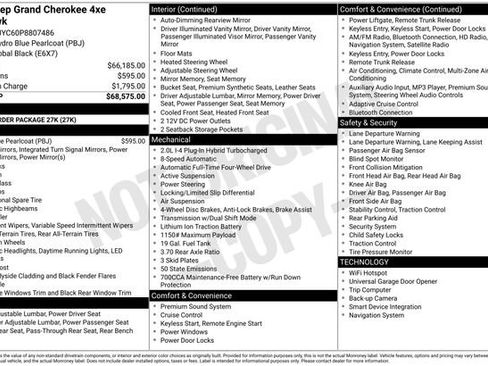 Certified 2023 Jeep Grand Cherokee Trailhawk AWD/4WD image 38