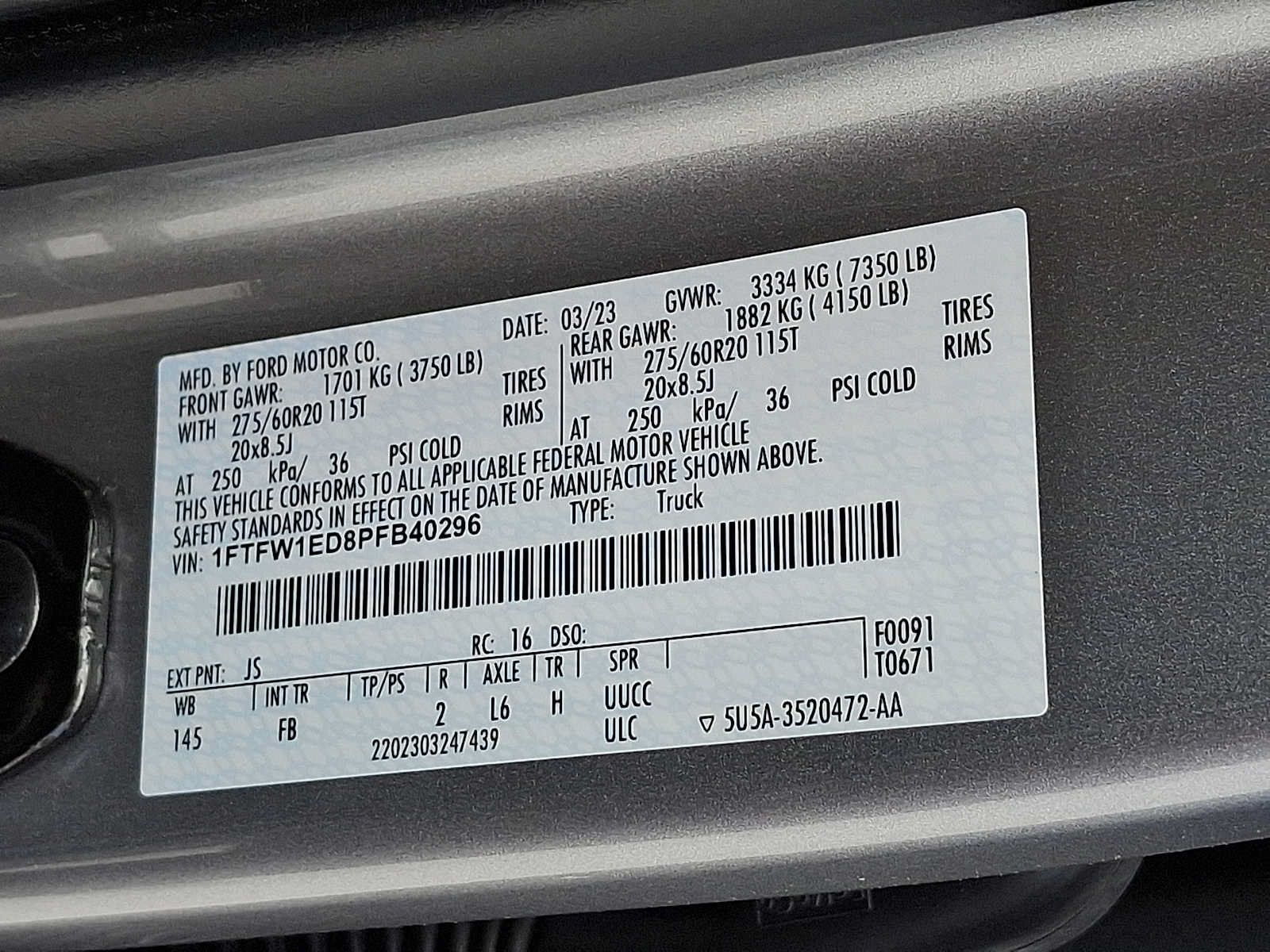 Certified 2023 Ford F150 XLT w/ Equipment Group 302A High AWD/4WD image 26