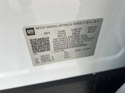 Used 2024 Chevrolet Equinox LT w/ LPO, Floor Liner Package AWD/4WD image 31