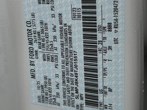 New 2026 Lincoln Nautilus Reserve w/ Jet Appearance Package image 23