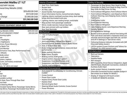 Used 2023 Chevrolet Malibu LT FWD image 2