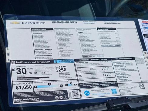 New 2026 Chevrolet TrailBlazer LS w/ LS Convenience Package image 17