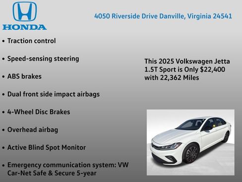 Used 2025 Volkswagen Jetta Sport FWD image 17