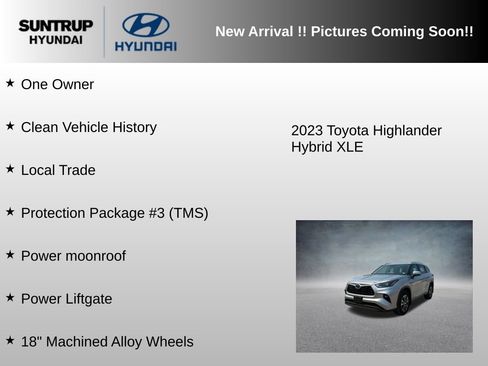 Used 2023 Toyota Highlander XLE w/ Protection Package #3 (TMS) AWD/4WD image 6