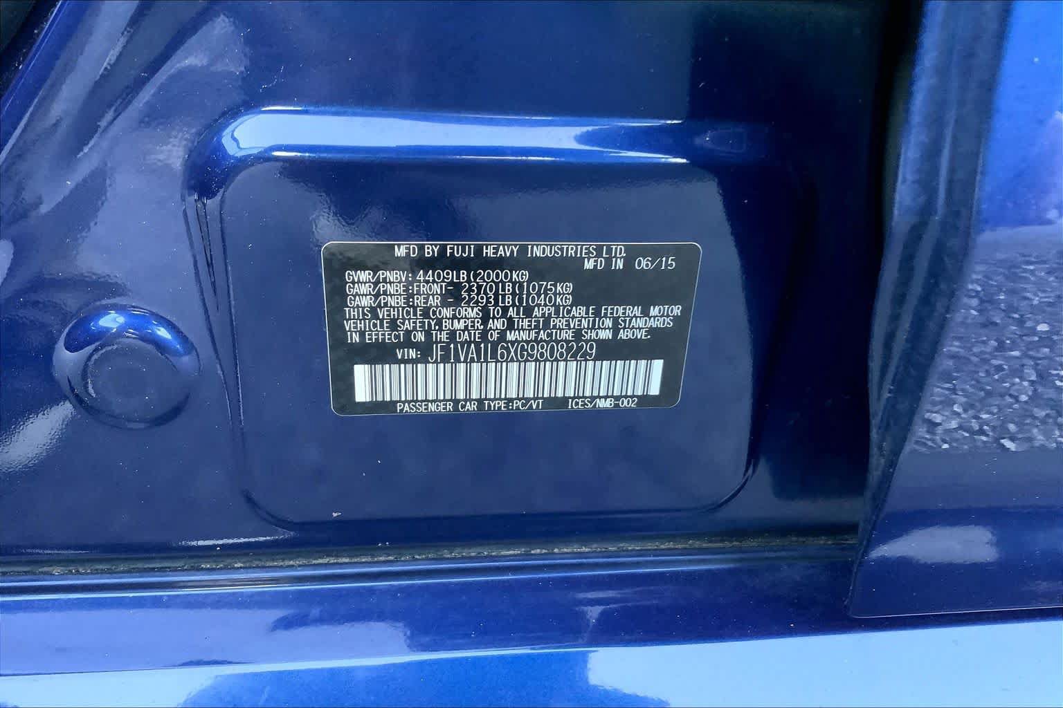 Used 2016 Subaru WRX Limited AWD/4WD image 28