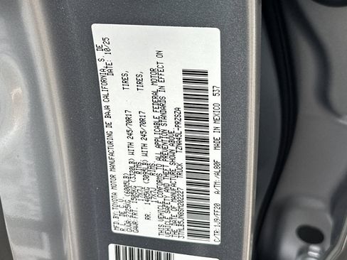 New 2025 Toyota Tacoma SR5 image 22