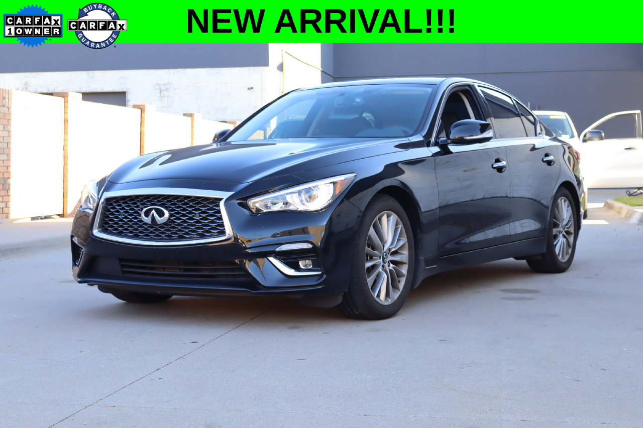 Used 2024 INFINITI Q50 Luxe w/ Cargo Package RWD image 1