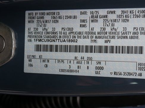 New 2026 Ford Escape Active w/ Cold Weather Package image 27