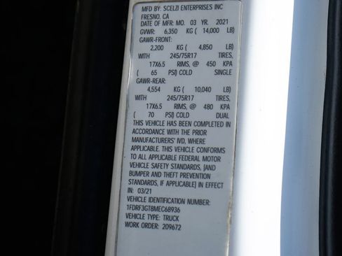 Used 2021 Ford F350 XL w/ Power Equipment Group RWD image 44